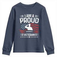 Proud Daughter Veteran Nothing Scares Youth Sweatshirt Military Family Pride American Flag