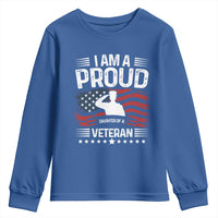 Proud Daughter Veteran Nothing Scares Youth Sweatshirt Military Family Pride American Flag