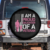 Proud Daughter Veteran Nothing Scares Spare Tire Cover Patriotic Military Family Support