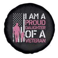 Proud Daughter Veteran Nothing Scares Spare Tire Cover Patriotic Military Family Support