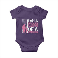 Proud Daughter Veteran Nothing Scares Baby Onesie Patriotic Military Family Support