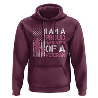 Proud Daughter Veteran Nothing Scares Hoodie Patriotic Military Family Support