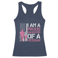 Proud Daughter Veteran Nothing Scares Racerback Tank Top Patriotic Military Family Support