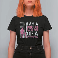 Proud Daughter Veteran Nothing Scares T Shirt For Women Patriotic Military Family Support