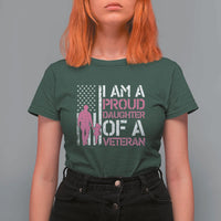 Proud Daughter Veteran Nothing Scares T Shirt For Women Patriotic Military Family Support
