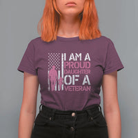 Proud Daughter Veteran Nothing Scares T Shirt For Women Patriotic Military Family Support