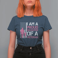 Proud Daughter Veteran Nothing Scares T Shirt For Women Patriotic Military Family Support