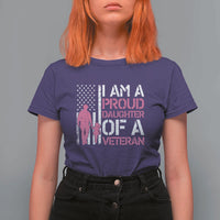 Proud Daughter Veteran Nothing Scares T Shirt For Women Patriotic Military Family Support