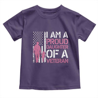 Proud Daughter Veteran Nothing Scares Toddler T Shirt Patriotic Military Family Support