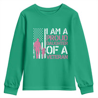 Proud Daughter Veteran Nothing Scares Youth Sweatshirt Patriotic Military Family Support