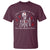 Funny Skeleton Nurse T Shirt Do Not Worry I Did This On A Mannequin Once - Wonder Print Shop