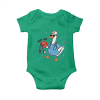 Funny Silly Goose ER Nurse Baby Onesie Cuff 'Em - Wonder Print Shop