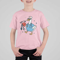 Funny Silly Goose ER Nurse T Shirt For Kid Cuff 'Em - Wonder Print Shop