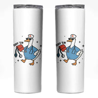 Funny Silly Goose ER Nurse Skinny Tumbler Cuff 'Em