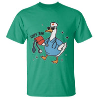 Funny Silly Goose ER Nurse T Shirt Cuff 'Em - Wonder Print Shop