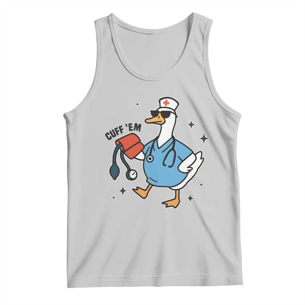 Funny Silly Goose ER Nurse Tank Top Cuff 'Em - Wonder Print Shop