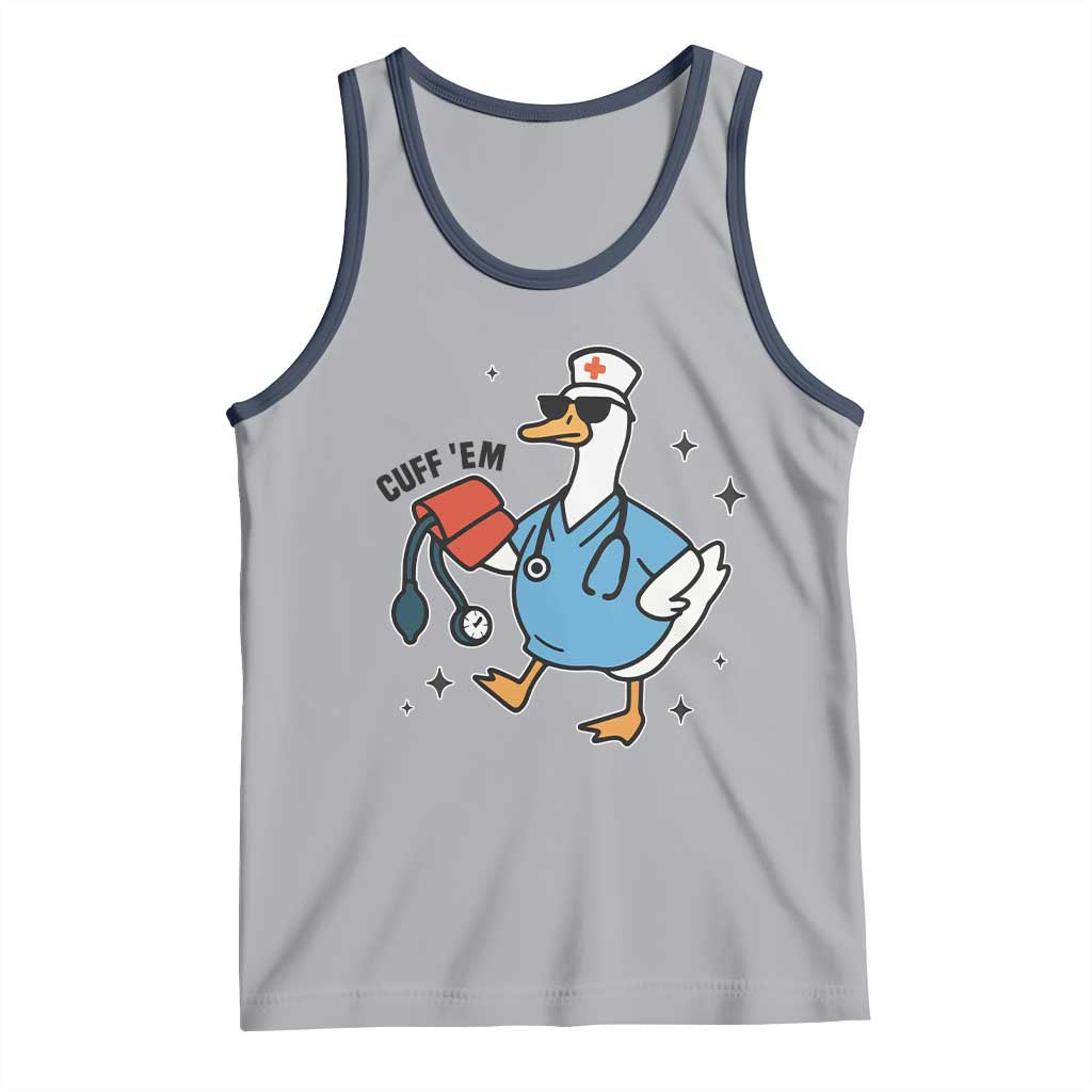 Funny Silly Goose ER Nurse Tank Top Cuff 'Em - Wonder Print Shop