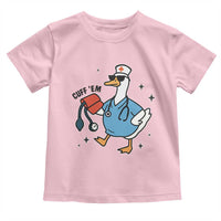 Funny Silly Goose ER Nurse Toddler T Shirt Cuff 'Em - Wonder Print Shop
