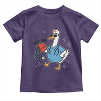 Funny Silly Goose ER Nurse Toddler T Shirt Cuff 'Em - Wonder Print Shop