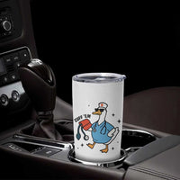 Funny Silly Goose ER Nurse Tumbler Cup Cuff 'Em