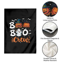 Boo Boo Crew Nurse Ghost Halloween Garden Flag - Wonder Print Shop
