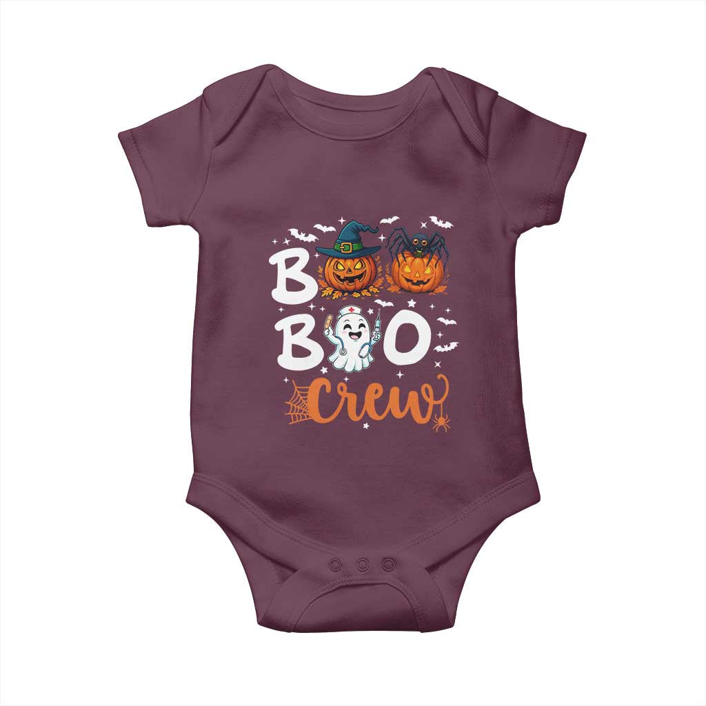 Boo Boo Crew Nurse Ghost Halloween Baby Onesie - Wonder Print Shop