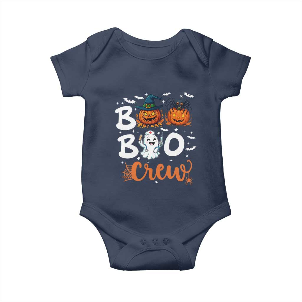 Boo Boo Crew Nurse Ghost Halloween Baby Onesie - Wonder Print Shop