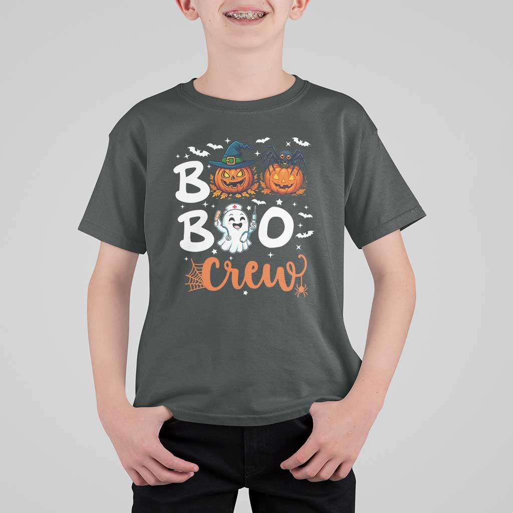 Boo Boo Crew Nurse Ghost Halloween T Shirt For Kid - Wonder Print Shop