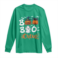 Boo Boo Crew Nurse Ghost Halloween Long Sleeve Shirt - Wonder Print Shop