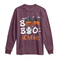 Boo Boo Crew Nurse Ghost Halloween Long Sleeve Shirt - Wonder Print Shop