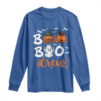 Boo Boo Crew Nurse Ghost Halloween Long Sleeve Shirt - Wonder Print Shop