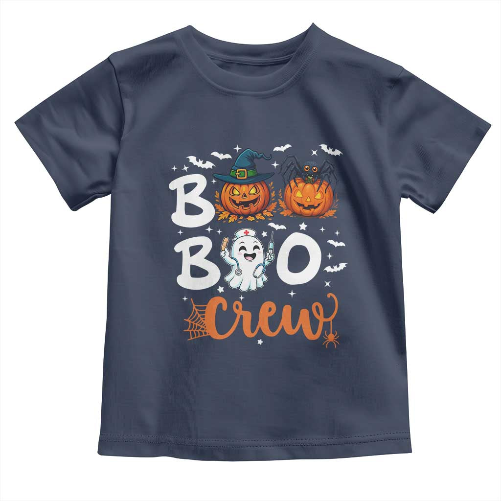 Boo Boo Crew Nurse Ghost Halloween Toddler T Shirt - Wonder Print Shop