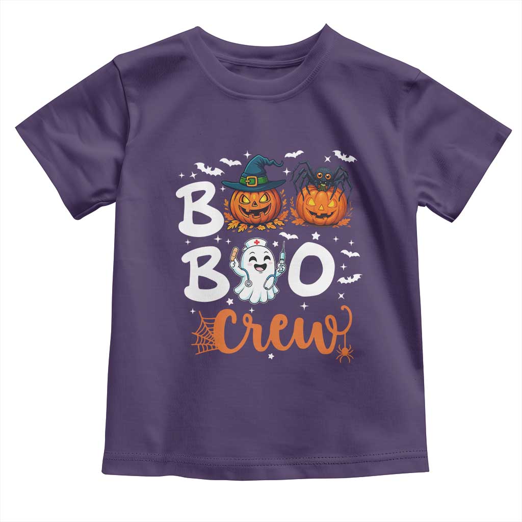Boo Boo Crew Nurse Ghost Halloween Toddler T Shirt - Wonder Print Shop