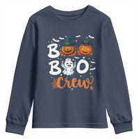 Boo Boo Crew Nurse Ghost Halloween Youth Sweatshirt - Wonder Print Shop