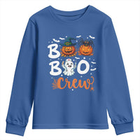Boo Boo Crew Nurse Ghost Halloween Youth Sweatshirt - Wonder Print Shop