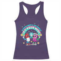 If You Are Happy And You Know It It Is Your Meds Racerback Tank Top Funny Pills Mental Health - Wonder Print Shop