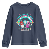 If You Are Happy And You Know It It Is Your Meds Youth Sweatshirt Funny Pills Mental Health - Wonder Print Shop