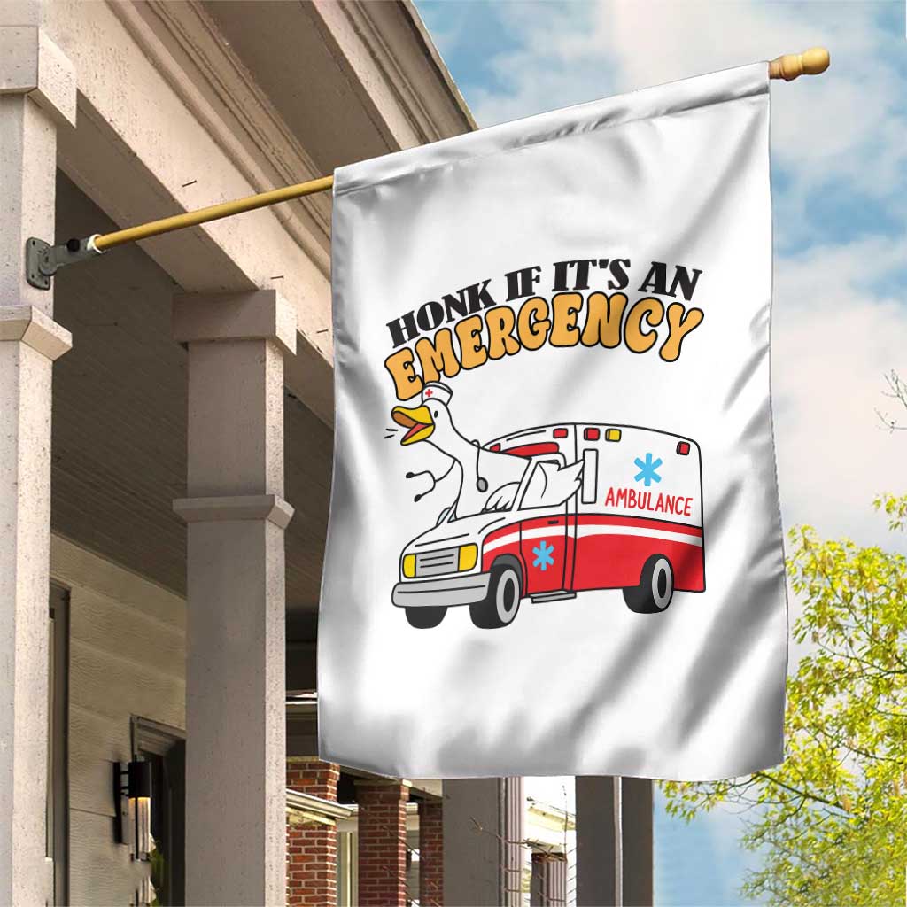 Registered Goose Nurse Garden Flag Honk If It Is An Emergency - Wonder Print Shop
