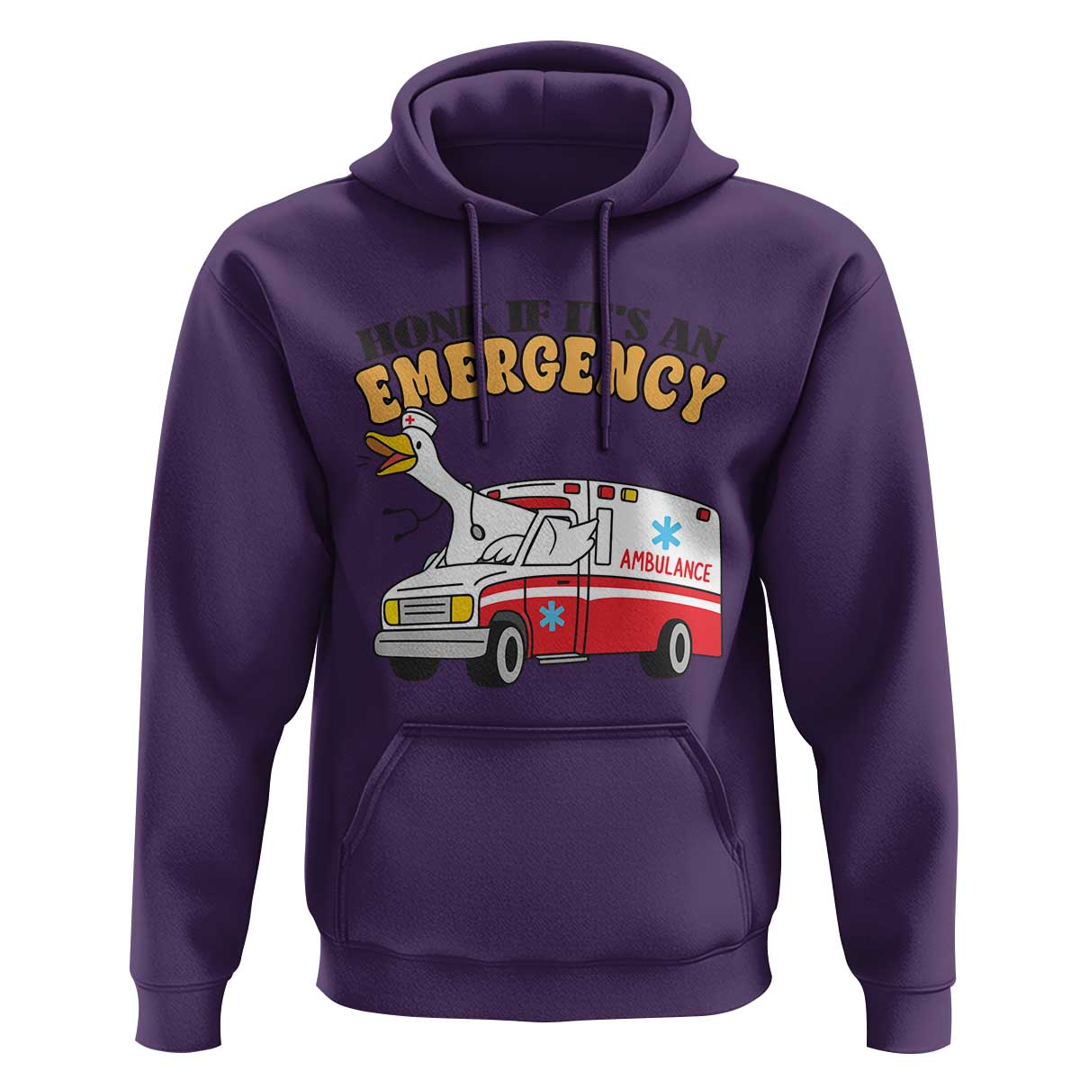 Registered Goose Nurse Hoodie Honk If It Is An Emergency - Wonder Print Shop