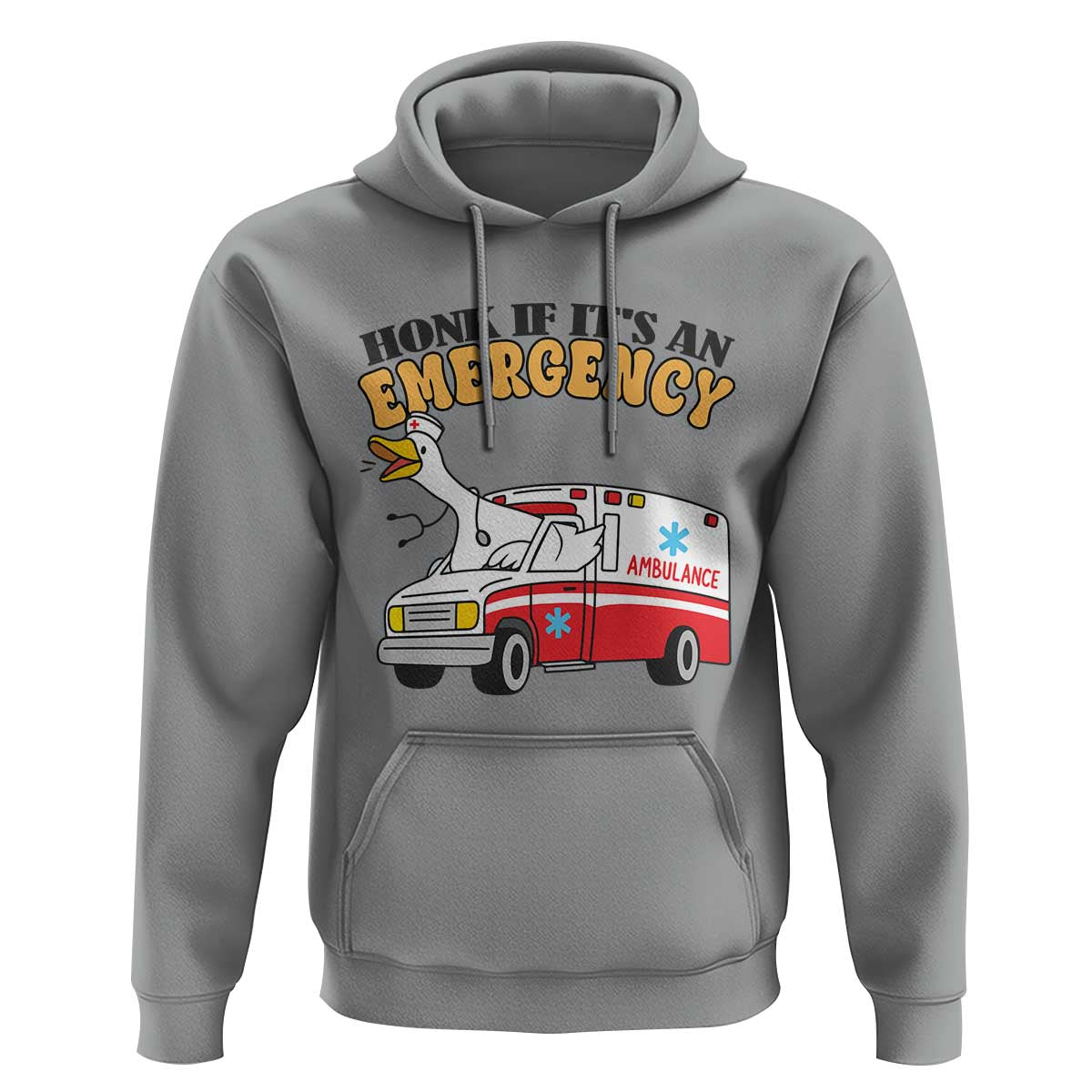 Registered Goose Nurse Hoodie Honk If It Is An Emergency - Wonder Print Shop