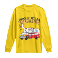Registered Goose Nurse Long Sleeve Shirt Honk If It Is An Emergency - Wonder Print Shop