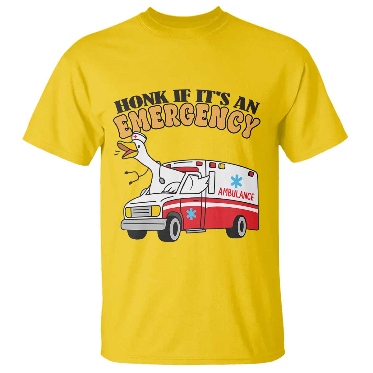 Registered Goose Nurse T Shirt Honk If It Is An Emergency - Wonder Print Shop