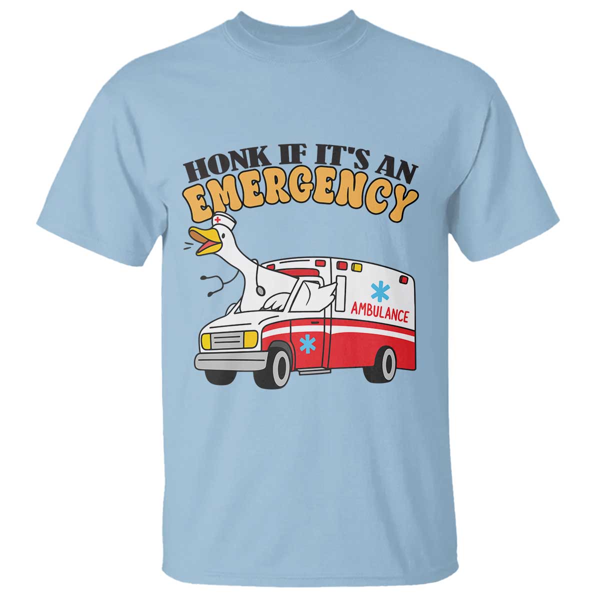 Registered Goose Nurse T Shirt Honk If It Is An Emergency - Wonder Print Shop