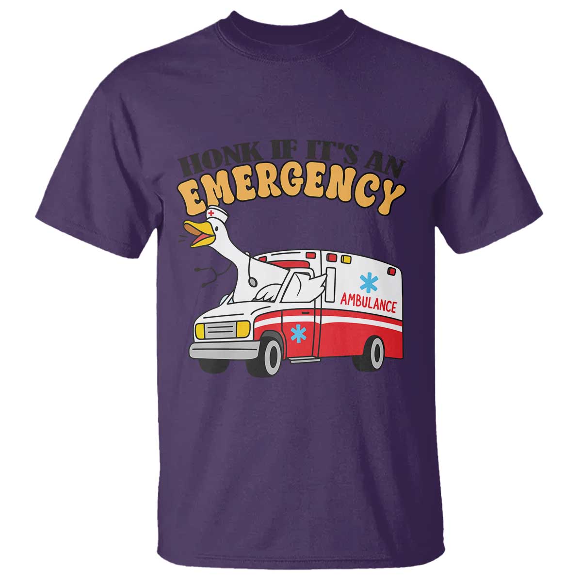 Registered Goose Nurse T Shirt Honk If It Is An Emergency - Wonder Print Shop