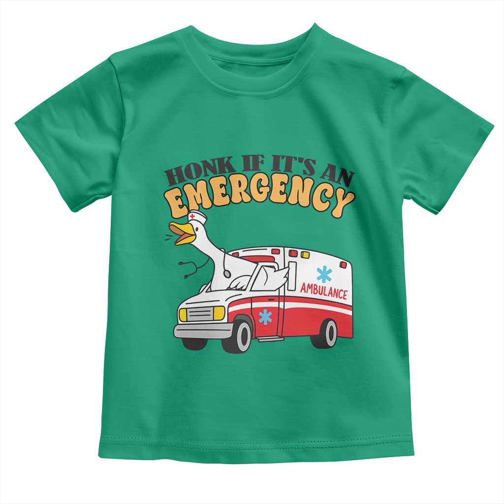 Registered Goose Nurse Toddler T Shirt Honk If It Is An Emergency - Wonder Print Shop