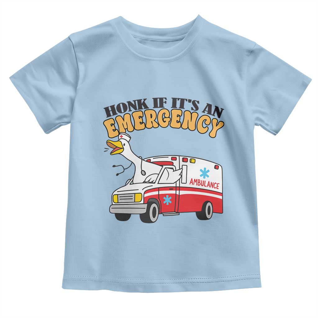 Registered Goose Nurse Toddler T Shirt Honk If It Is An Emergency - Wonder Print Shop