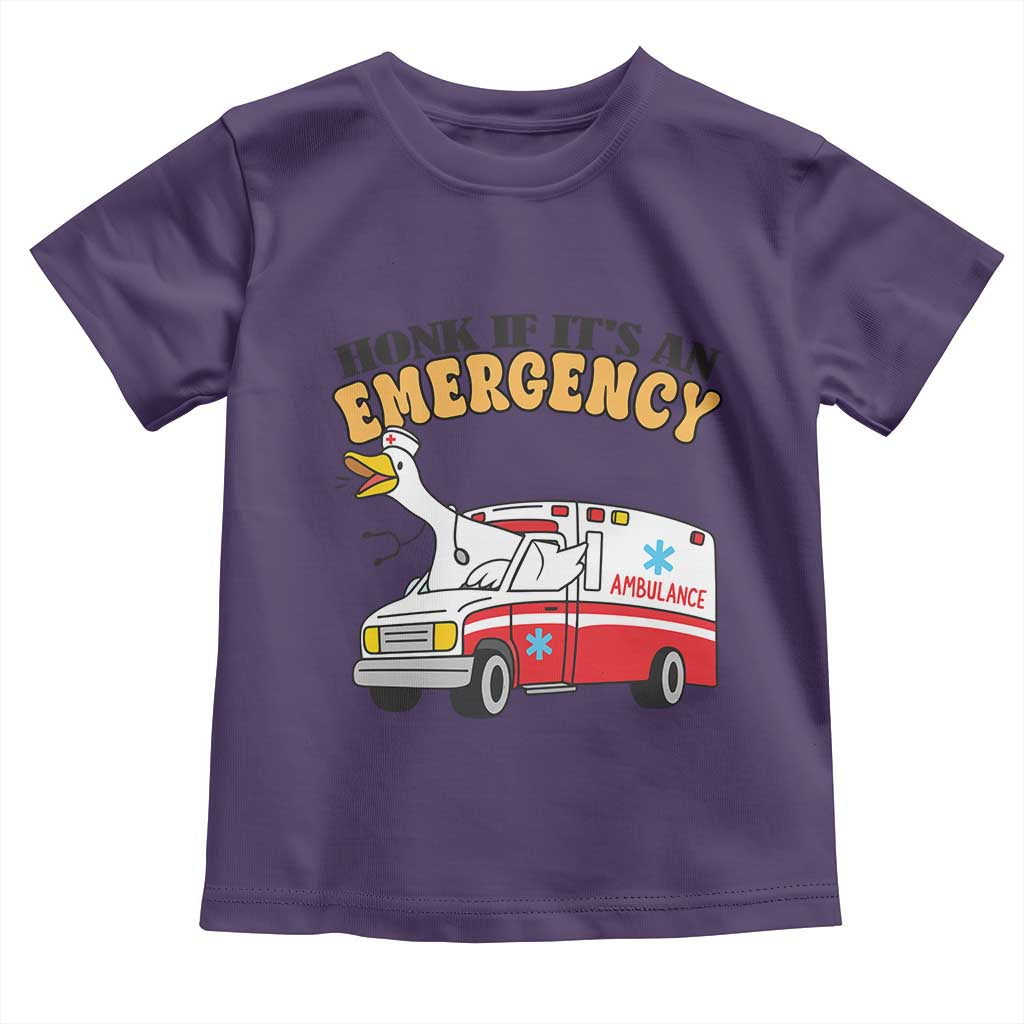 Registered Goose Nurse Toddler T Shirt Honk If It Is An Emergency - Wonder Print Shop