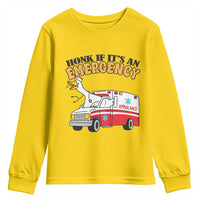 Registered Goose Nurse Youth Sweatshirt Honk If It Is An Emergency - Wonder Print Shop