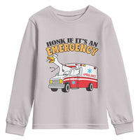 Registered Goose Nurse Youth Sweatshirt Honk If It Is An Emergency - Wonder Print Shop