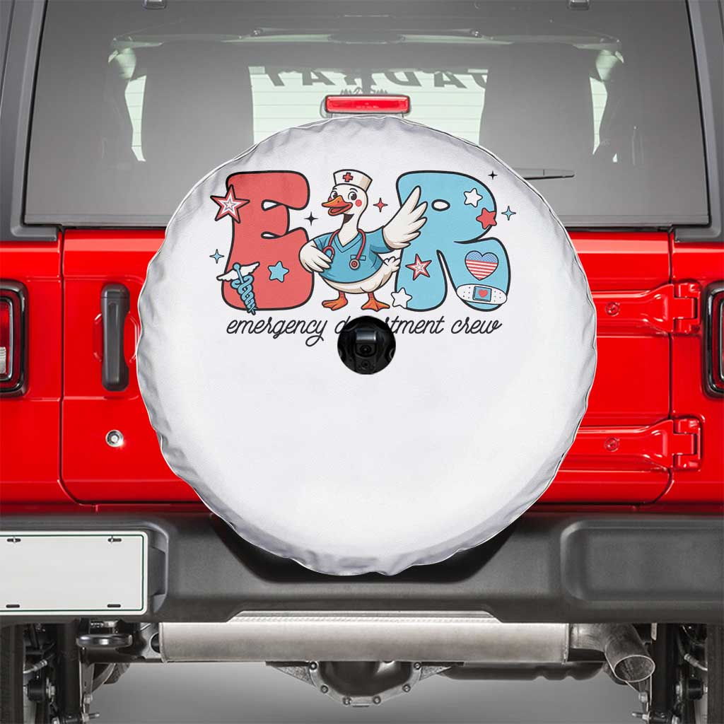 ER Nurse Silly Goose Spare Tire Cover Funny Emergency Department - Wonder Print Shop